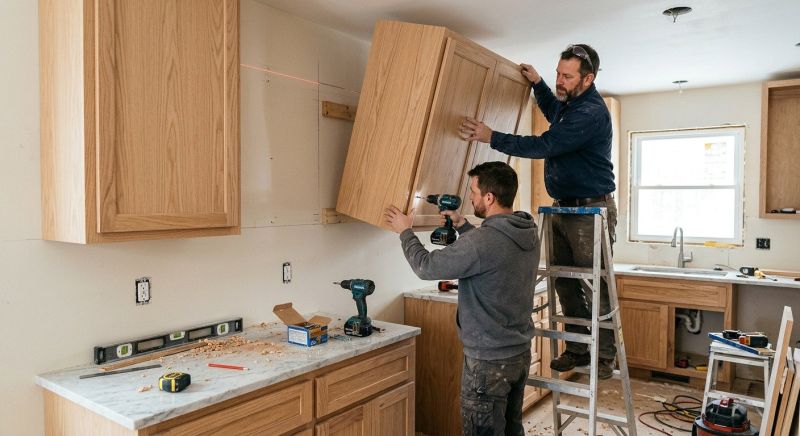 Glazed Cabinets Installation in Indianapolis, IN
